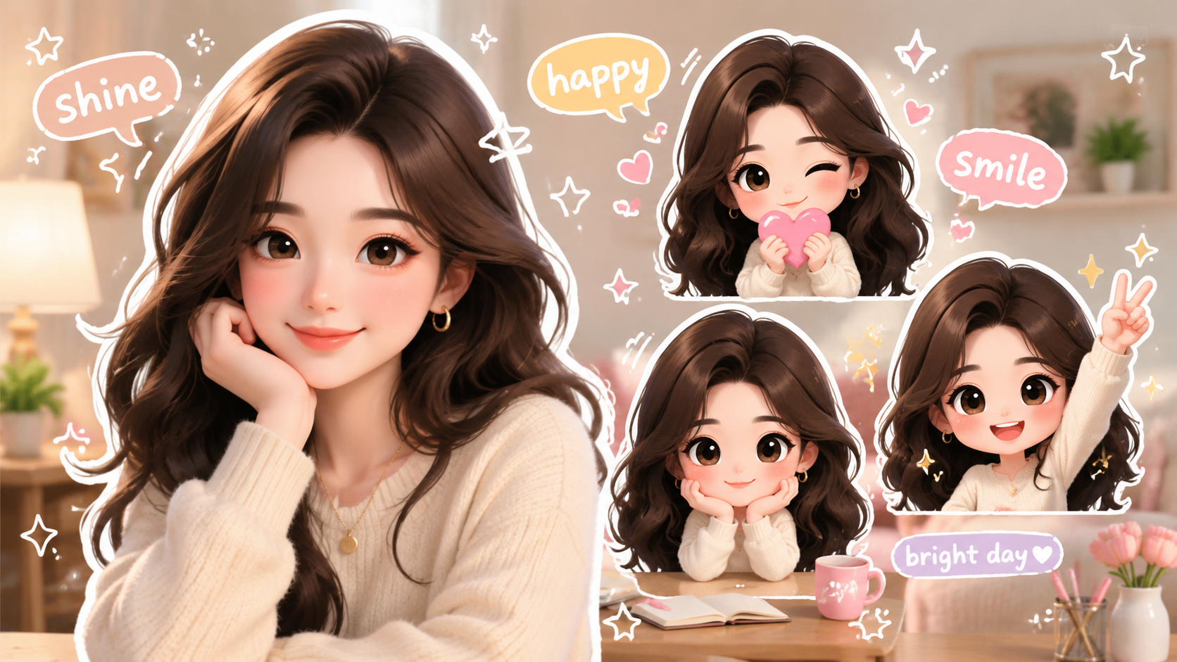 OpenImg reusable chibi character animation direction for video creation