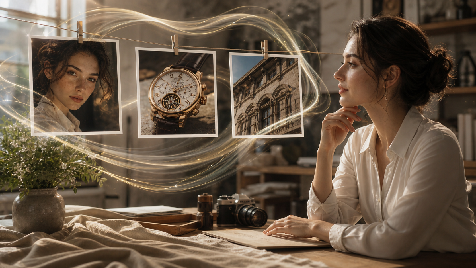 Create video from photos while preserving important faces products and details