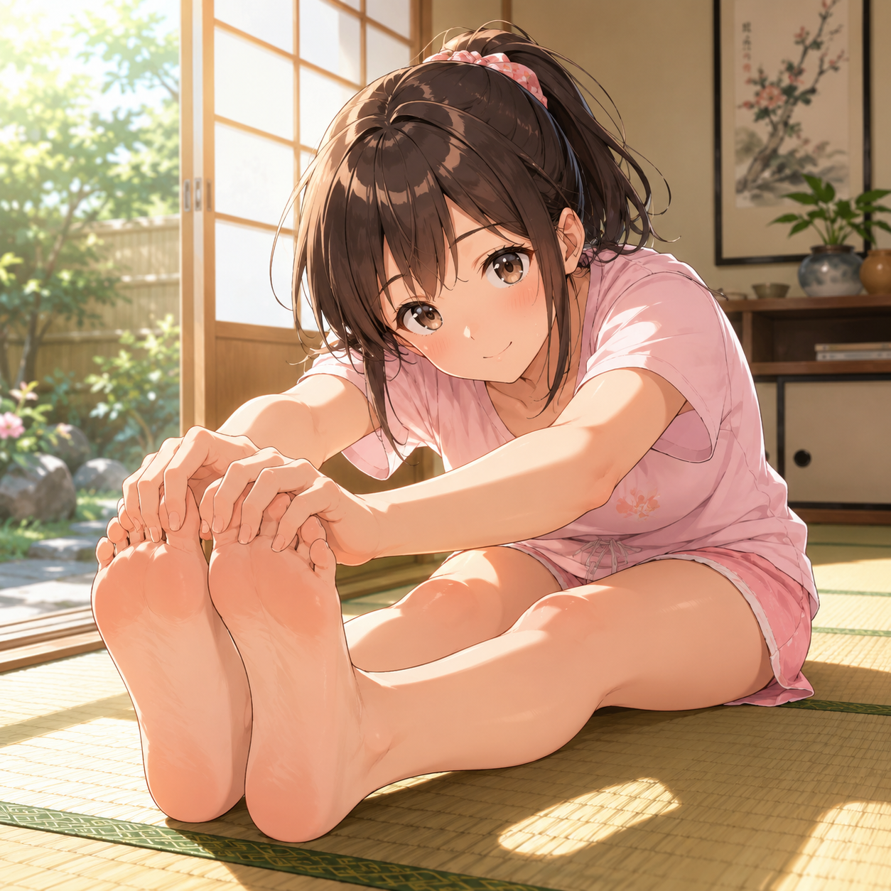Anime style feet comparison in the feet image generator