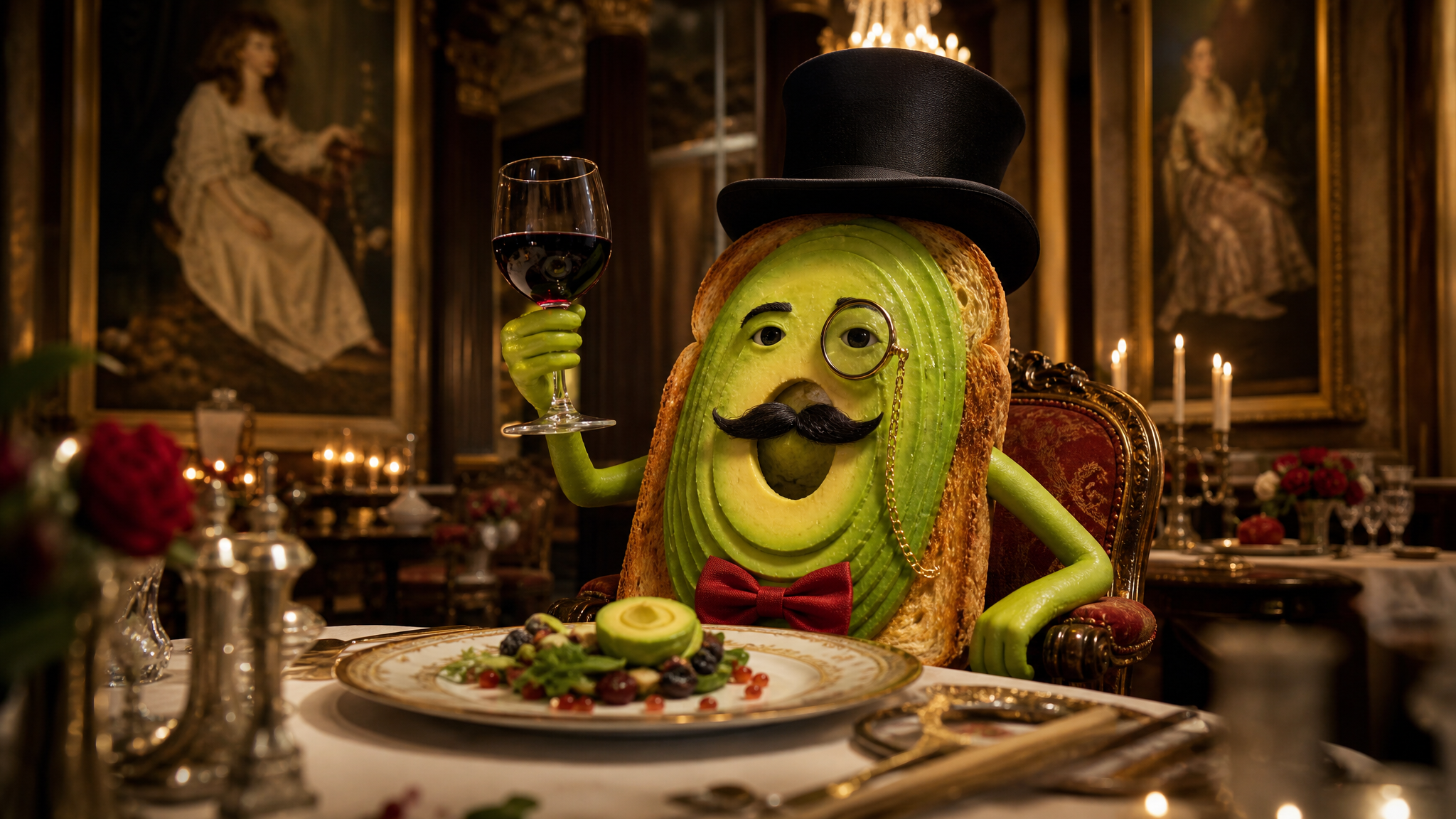 Goofy AI images object personality showcase with a taco DJ character