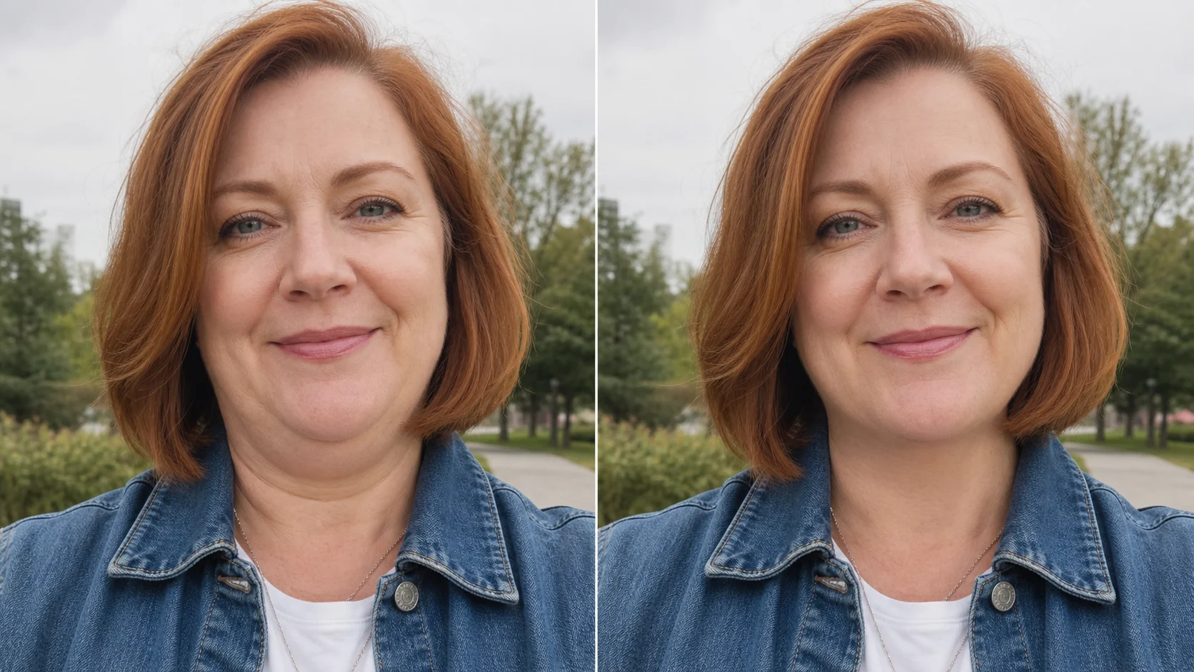 Remove double chin from photo online free with prompt-controlled under-chin cleanup