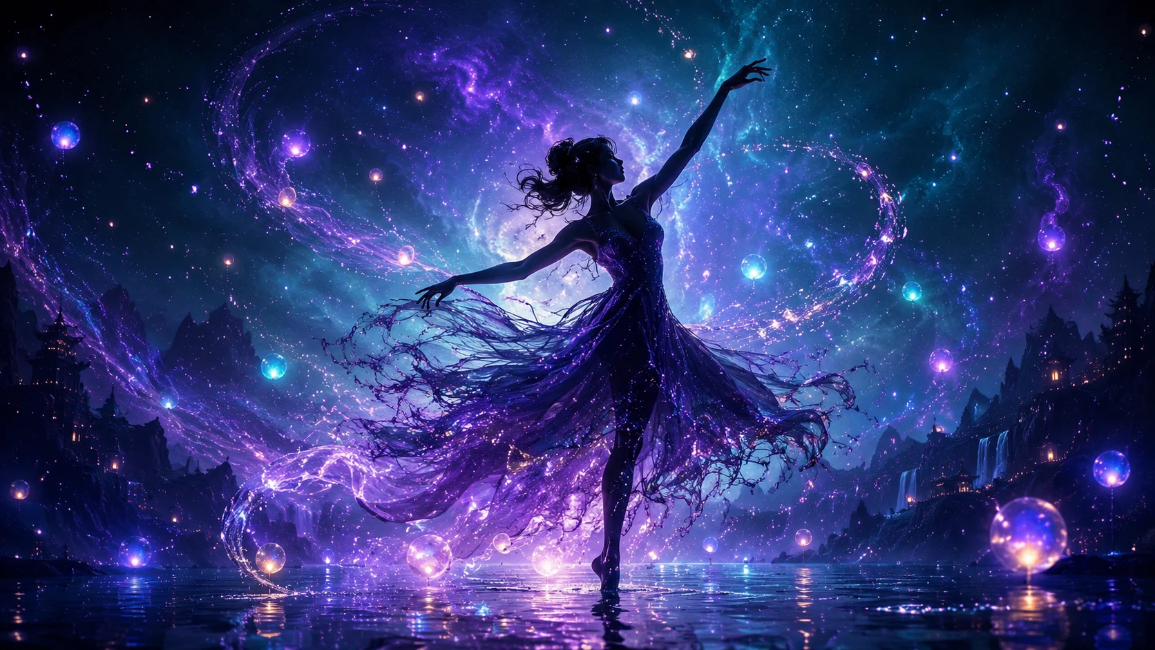 Seedance 2.1 watercolor dancer camera prompt tip with flowing artistic movement